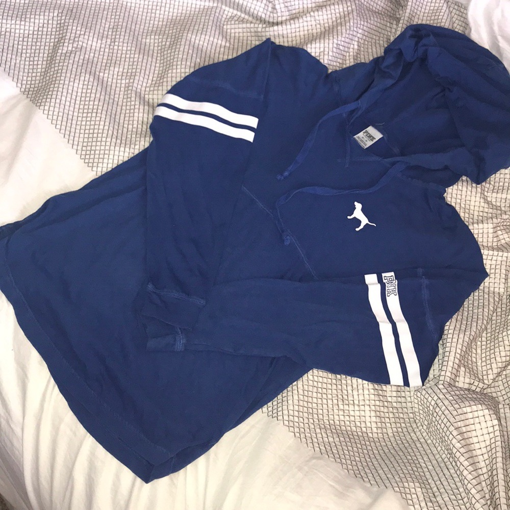 Victoria’s Secret PINK Long Sleeve Hoodie Tee